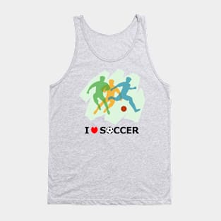 I love Soccer Tank Top